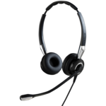 Jabra BIZ 2400 II QD Duo NC Kablet Høretelefoner Sort