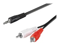 goobay Audiokabel 5m Sort