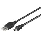 goobay USB-kabel 3m Sort