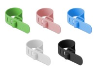 Delock 8cm Sort Blå Grøn Pink Hvid