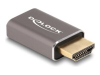 Delock HDMI-adapter med Ethernet Grå
