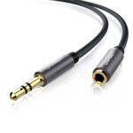 Ugreen 10595 Audiokabel 3m Sort