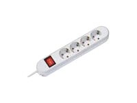 Bachmann SMART Stikdåse 4-stik 16A Sort 1.5m