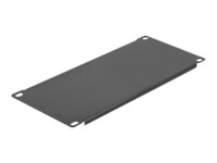 DeLOCK Rack blind cover panel Sort