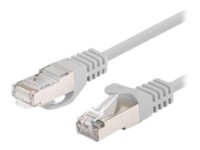 Lanberg CAT 6 Foldet uskærmet snoet par (F/UTP) 25cm Patchkabel Grå RAL 7035