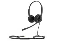 Yealink UH34 SE Lite Dual Teams Kablet Hovedtelefoner Sort