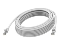 Vision CAT 6a Afskærmet parsnoet (STP) 3m Netværkskabel Hvid