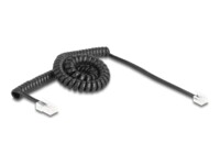 DeLOCK Telefonkabel 3m Sort