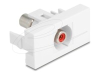 Delock Easy 45 Module RCA female to RCA female red / white