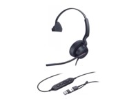 Yealink UH46 Mono Kablet Høretelefoner Sort