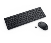 Dell Pro Compact Silent Keyboard and Mouse - KM555 Sæt med mus og tastatur Pressestempel Trådløs US International