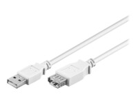 goobay USB forlængerkabel 3m Hvid