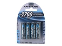 ANSMANN Energy AA type Batterier til generelt brug (genopladelige) 2700mAh 4