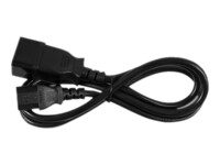 Qoltec Strømkabel 1.2m Sort