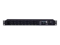 CyberPower Switched Metered-by-Outlet PDU81005 Strømfordelingsenhed 8-stik 20A Sort 3.05m