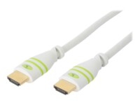 TECHly HDMI-kabel med Ethernet 1m Hvid