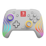 PDP Afterglow Wave Controller Nintendo Switch, Nintendo Switch Lite, Nintendo Switch OLED Hvid