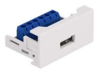 Delock Easy 45 Module USB 2.0 Type-A female to Terminal Block 22.5 x 45 mm