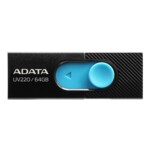 ADATA UV220 64GB USB 2.0 USB stick Sort Blå