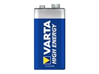 Varta High Energy 9V Standardbatterier 2
