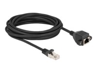 DeLOCK S/FTP 5m Forlængerkabel til netværk Sort