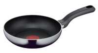 Tefal D52602 Resist Pfannen 20cm mit Spiegel-Effekt, schwarz