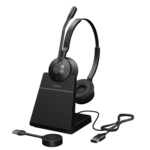 Jabra Engage 55 SE Stereo Trådløs Høretelefoner Sort