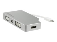 StarTech.com Videointerfaceomformer Mini DisplayPort / HDMI / DVI / VGA 10.5cm Sølv