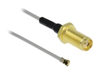 DeLOCK Koaksial 35cm Antennekabel Grey