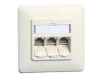 BTR E-DAT modul 3x8(8) UP Hvid