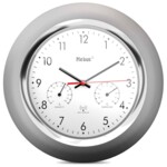 Mebus 19454 Funk-Wanduhr mit Thermo-/Hygrome