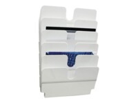 DURABLE FLEXIPLUS Litteraturholder Hvid