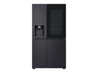 LG Kølefryseskab 407liter D 221liter Fritstående Essens sort stål