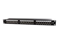 Gembird Patch panel med kabelstyring