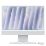 APPLE iMac Z1E2 59,62cm 23,5Zoll Standardglas M4 8C CPU/8C GPU/16C N.E. 16GB 256GB SSD Gbit Eth MM MaKey DE Silber