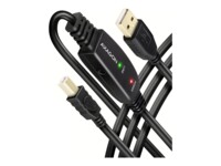 AXAGON USB 2.0 Printerkabel 10m Sort