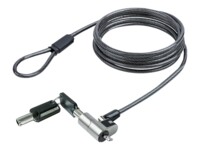StarTech.com Nano Laptop Cable Lock, 6ft (2m), Anti-Theft Keyed Lock, Security Cable Locks Nano Slot Computers, For HP EliteBook/Lenovo ThinkPad X1/2-1 Laptops, Cut-Resistant Steel Cable Lock For Laptop (NANOK-LAPTOP-LOCK) Sikkerhedskabelslås