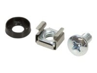 LogiLink Stativskruer, møtrikker og spændeskiver (M6) Sort Sølv