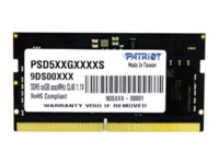 Patriot DDR5 SDRAM 16GB 4800MHz CL40 On-die ECC SO DIMM 262-PIN