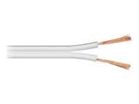 goobay Bulkhøjttalerkabel Hvid 50m