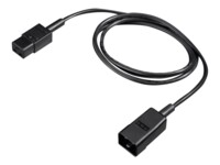 Rittal Forlængerkabel til strøm 1.8m Sort