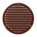 GRILLE METAL D160, BROWN