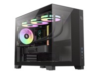 GameMax Infinity NEX C33 BK Tower Micro ATX Sort Transparent