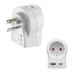 Hama Reiseadapter, EU to US , USB-C (PD), 20 W