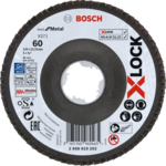 Bosch Best for Metal X571 Flapdisk Vinkelkværn X-LOCK Metal 125 mm 22.23 mm akselhul P60