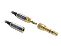 Delock Audiokabelpakke Sort