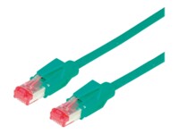 Draka Comteq S/FTP Patch cable Cat6, Green, 0.5 m 0,5m Grøn