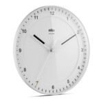 Braun BC 17 W-DCF Funkwanduhr weiß