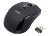 LogiLink Maus Optical Wireless 2.4 GHz Mini Optisk Trådløs Sort