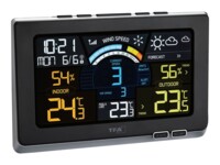 TFA Spring Breeze Vejrstation Trådløs Indendørs Udendørs Sort